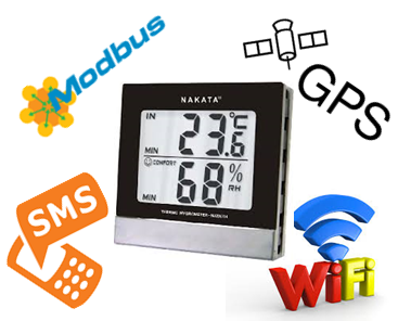 HỆ THỐNG GIÁM SÁT NHIỆT ĐỘ ĐỘ ẨM BẰNG MODBUS RTU / WIFI / GPS / SMS