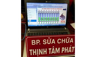 Lập trình màn hình HMI Weinview cho hệ thống giám sát bồn chứa nguyên liệu