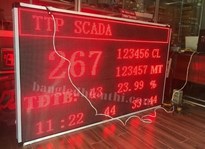 Bảng điện tử kết nối máy tính, biến tần, plc qua mạng Modbus RTU, Modbus TCP