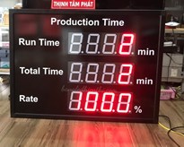 Bảng led đếm thời gian sản xuất