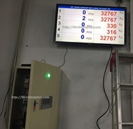 Hệ thống giám sát năng suất sản xuất - số lượng và nhiệt độ