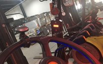 Lắp thiết bị cảnh báo va chạm xe nâng cho công ty GS Industry