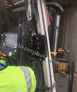 Lắp thiết bị cảnh tốc độ xe nâng cho Công ty Kính NSG Việt Nam