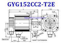 Motor servo Fuji GYG152CC2-T2E