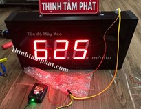 Bảng hiển thị tốc độ máy xeo m/min