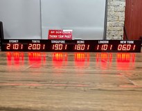 Đồng hồ giờ thế giới 6 nước