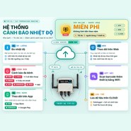 Hệ thống cảnh báo nhiệt độ TTP-C1 qua SMS và cuộc gọi