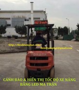 OPTION 1: Thiết bị hiển thị tốc độ xe nâng bằng bảng LED ma trận