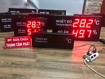 Thiết bị đo nhiệt độ độ ẩm bằng Led 7 đoạn