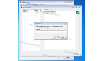 Unlock password HMI Proface LT3300-T1-D24-C